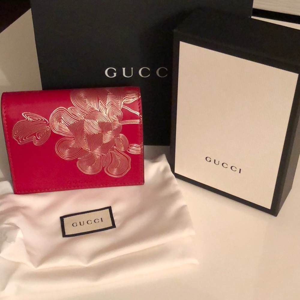 Gucci Card Case Wallet Chinese New Year Edition